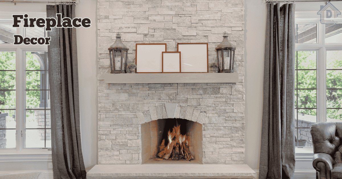 Creative fireplace decor ideas for every season, enhancing home ambience.