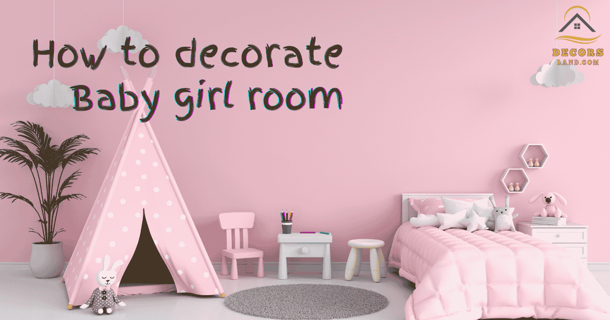 Charming baby girl room decorated with soft colors, adorable accessories, and a cozy crib, showcasing creative ways to decorate a baby girl room