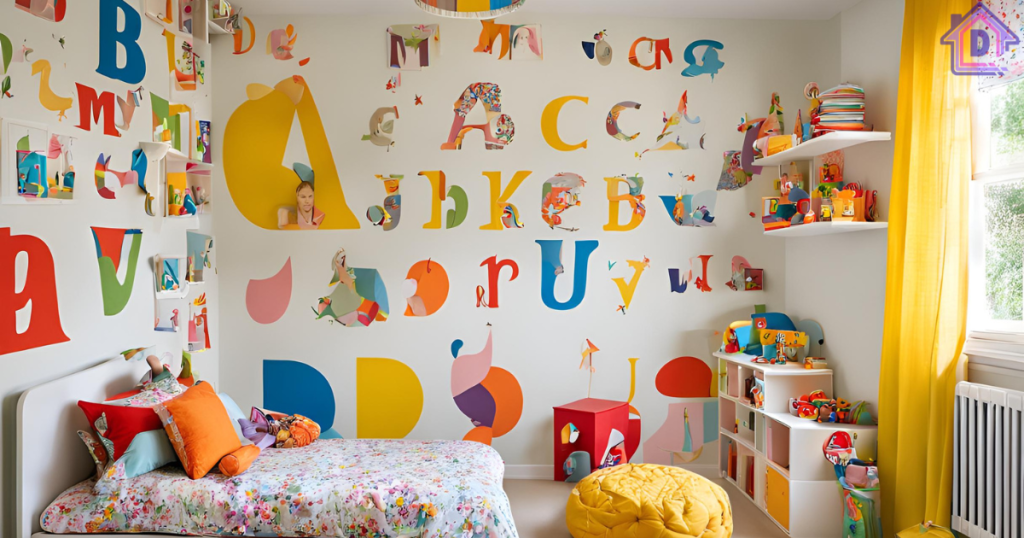 DIY Alphabet Wall Decor