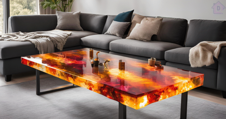 DIY Epoxy resin tables with LED lights for Beginners – DecorsLand