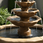 Outdoor corner fountain ideas enhancing garden aesthetics