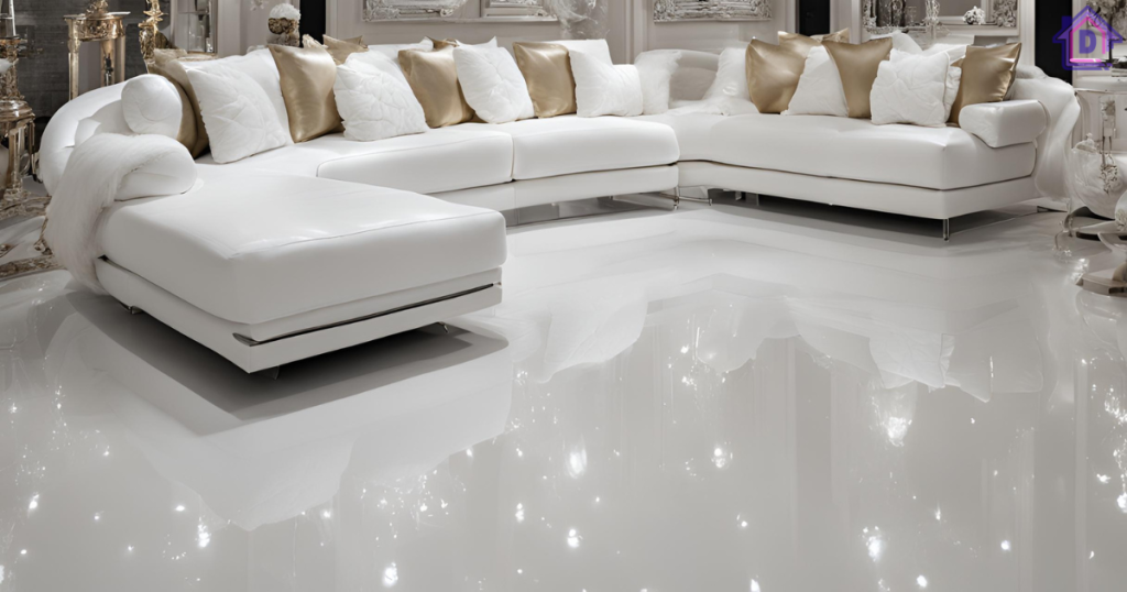 Sleek White Epoxy Floor Design for Modern Spaces