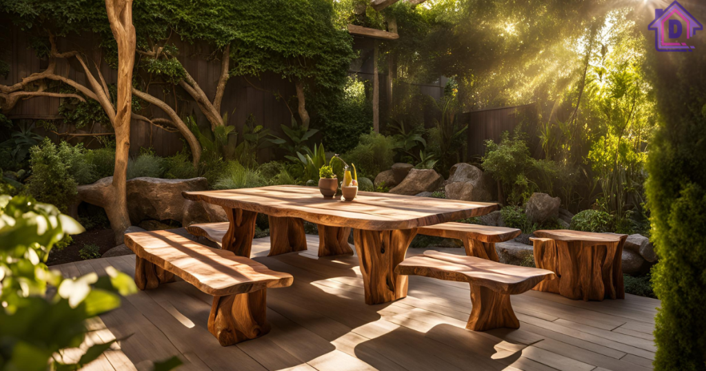 Rustic outdoor furniture to transform your garden space