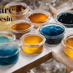 Epoxy resin ingredients: epoxide compounds and hardeners that create a strong material.