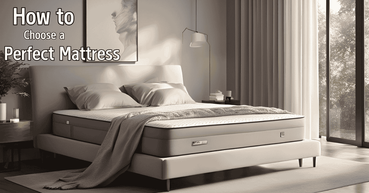 Guide on how to choose a perfect mattress for improved sleep quality