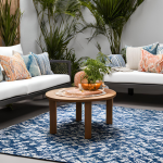 Unique outdoor rugs for small spaces